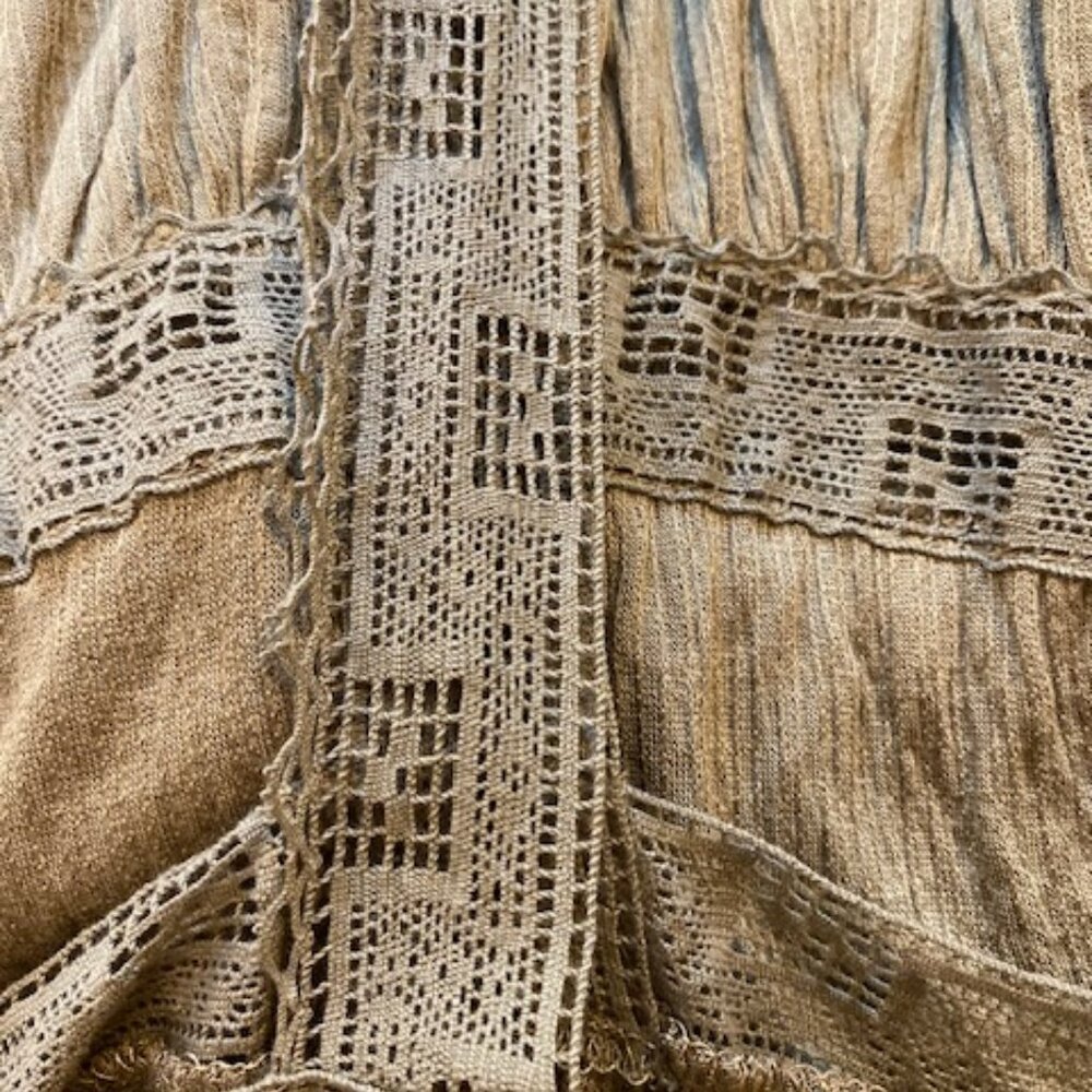 Free People Sweet Thing Tunic Mini Dress Lace Moss Size XS - Picture 8 of 16